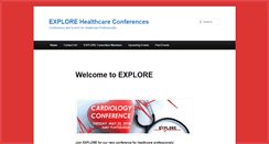 Desktop Screenshot of explorehealthcareconferences.com